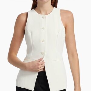 Good American Cream Vest